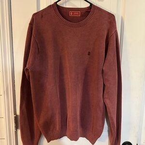 Izod Men's Rust Crewneck Sweater